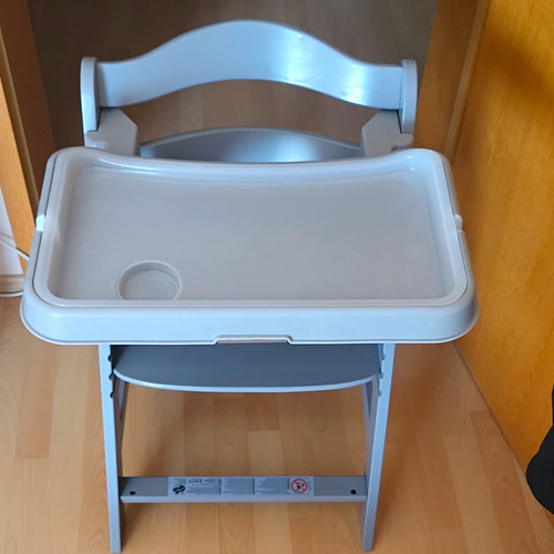 Hauck baby hochstuhl grau mit - baby-hochstuhl,