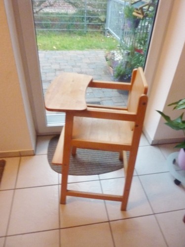 Kinderhochstuhl holz massiv - kinderhochstuhl,,